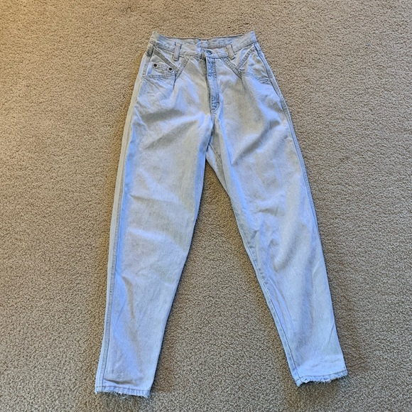 1990s Faded Distressed Zena Jeans. - Picture 12 of 13